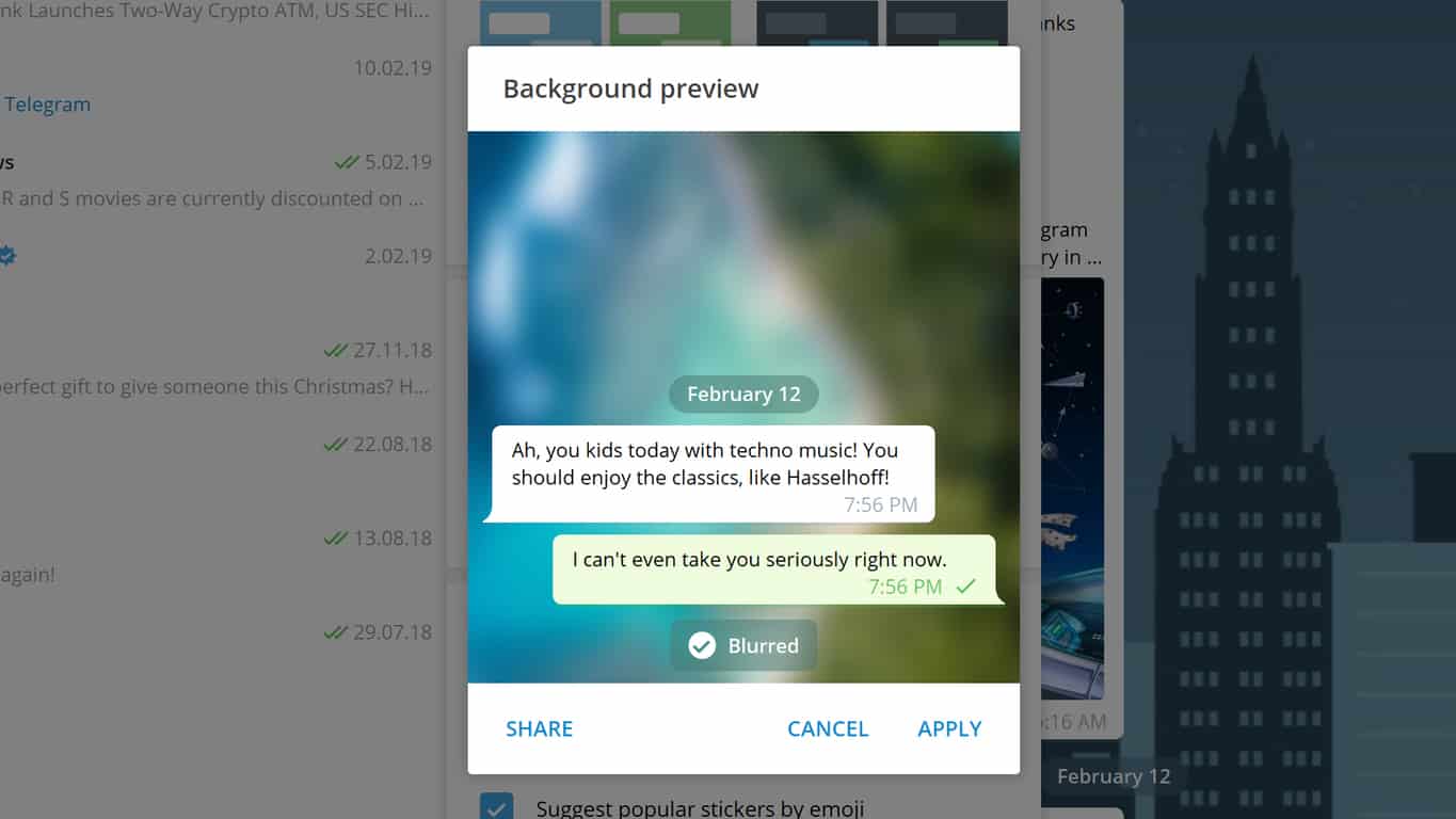 Windows 10's Telegram App Updates With New Blurred ...