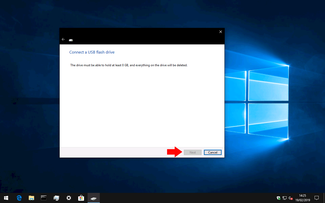 restore deleted files windows 10 usb