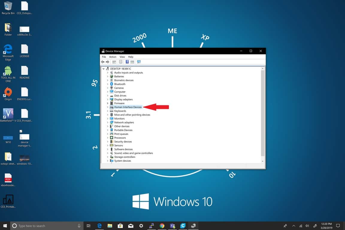 Microsoft, windows 10, device manager, settings, touchscreen