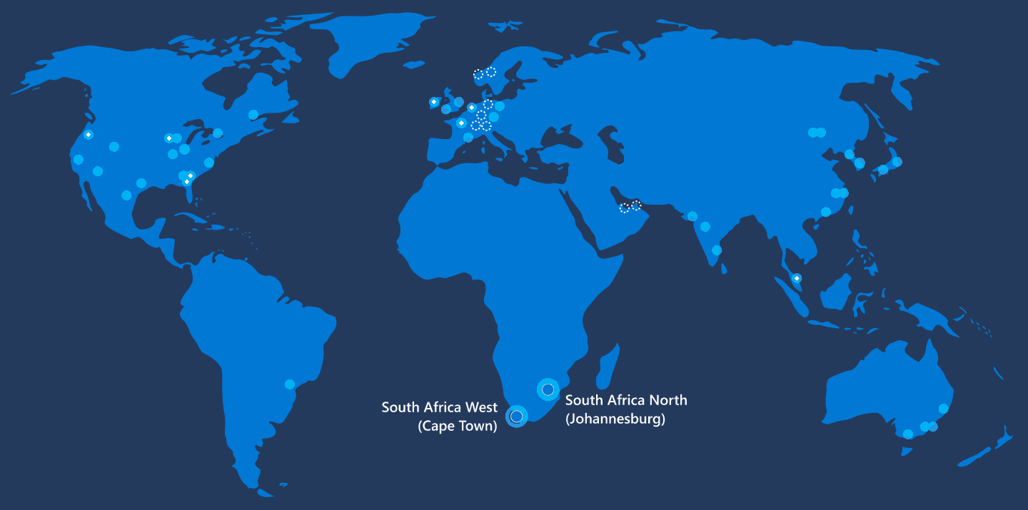 Microsoft brings Azure to Africa with two new datacenters in South Africa - OnMSFT.com - March 6, 2019
