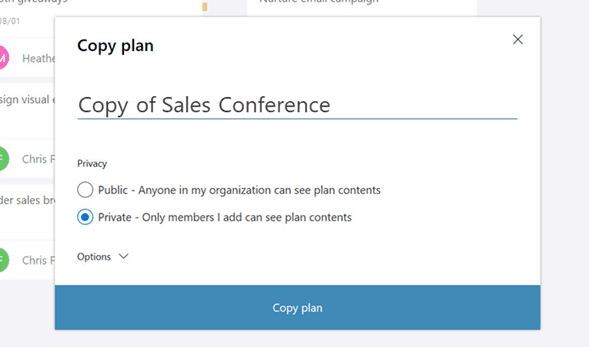 Microsoft Planner adds new Copy Plan feature - OnMSFT.com - March 11, 2019