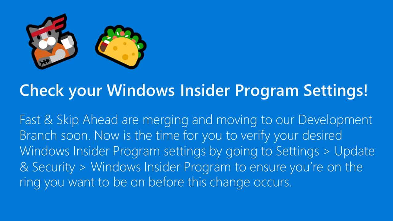 Windows Insider program prepares for a reset as development moves to 20H1 (and 19H2) - OnMSFT.com - April 5, 2019