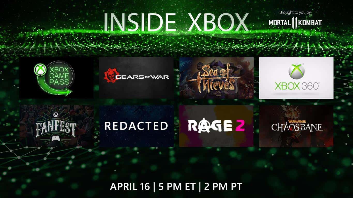 Tune in to Inside Xbox at 2PM PST to get exclusive Sea Of Thieves and RAGE 2 MixPot content - OnMSFT.com - April 16, 2019