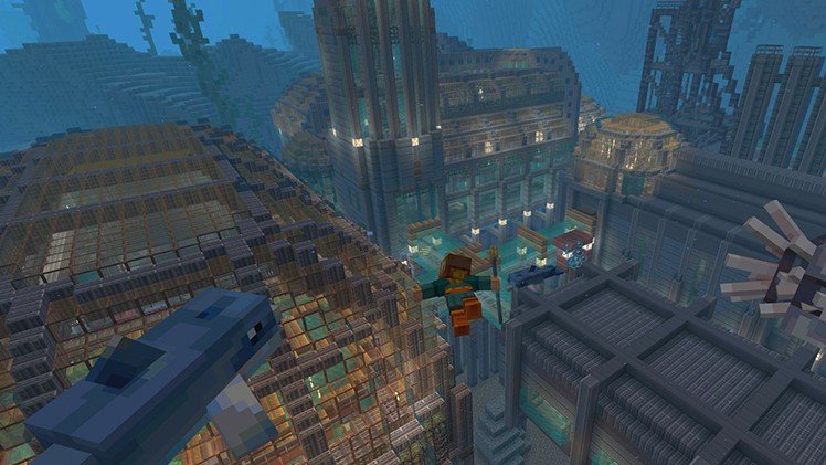 You can grab the Minecraft Deep Sea Mash-up Pack for free this weekend - OnMSFT.com - May 31, 2019