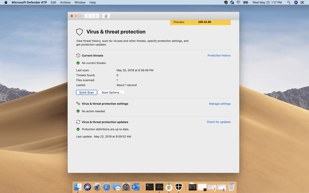 Microsoft Defender ATP for Mac is now available in public preview - OnMSFT.com - May 23, 2019