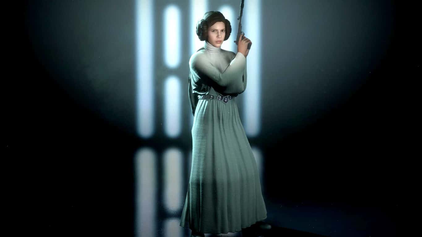 Princess Leia in Star Wars Battlefront II on Xbox One