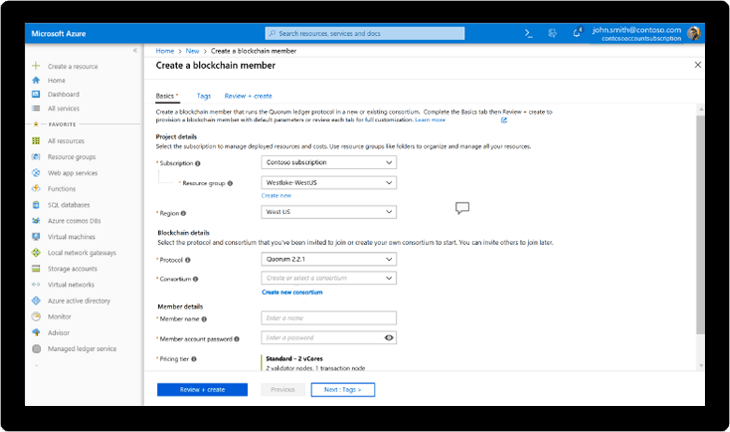 Azure Blockchain Service