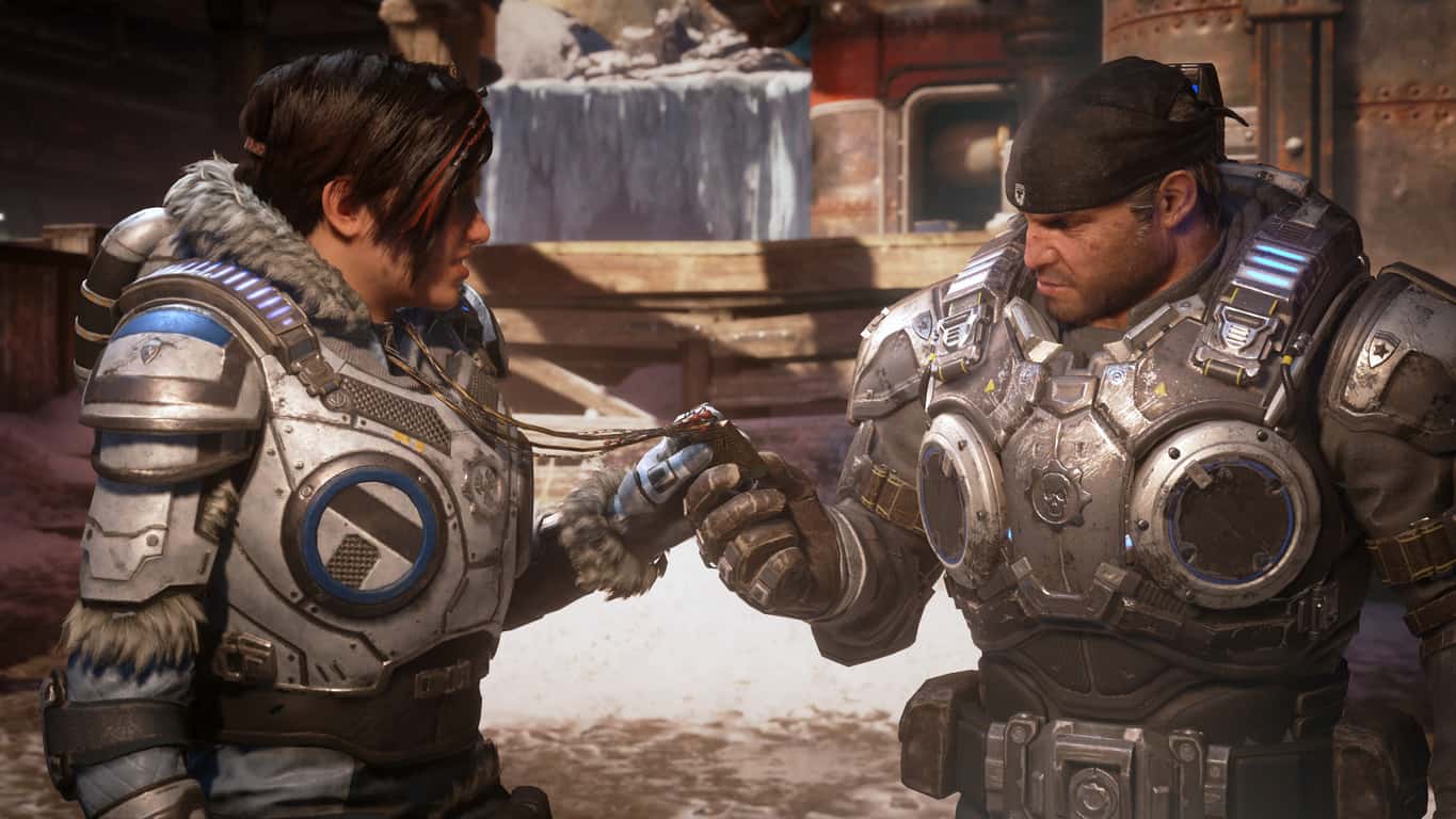 Gears 5 video game on Xbox One