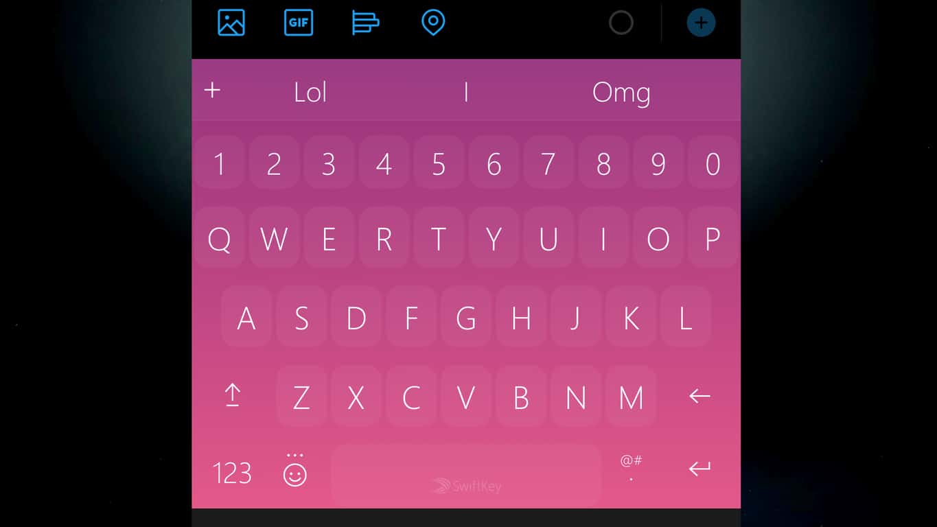 Microsoft SwiftKey Keyboard on iOS