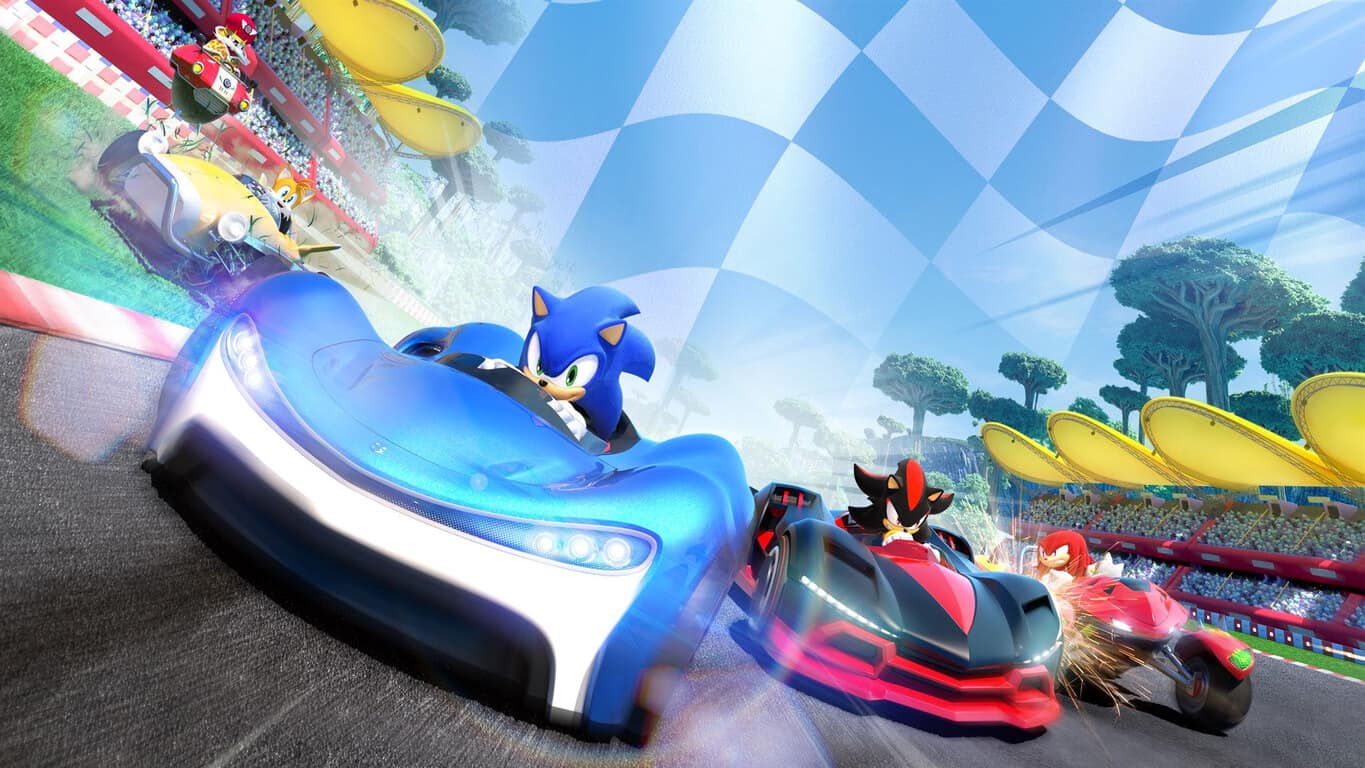Team Sonic Racing video game on Xbox One