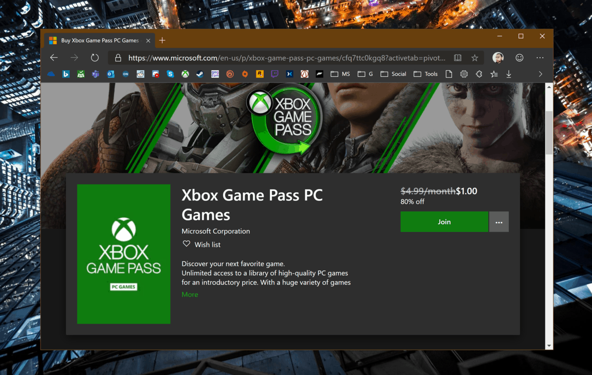 game pass xbox price