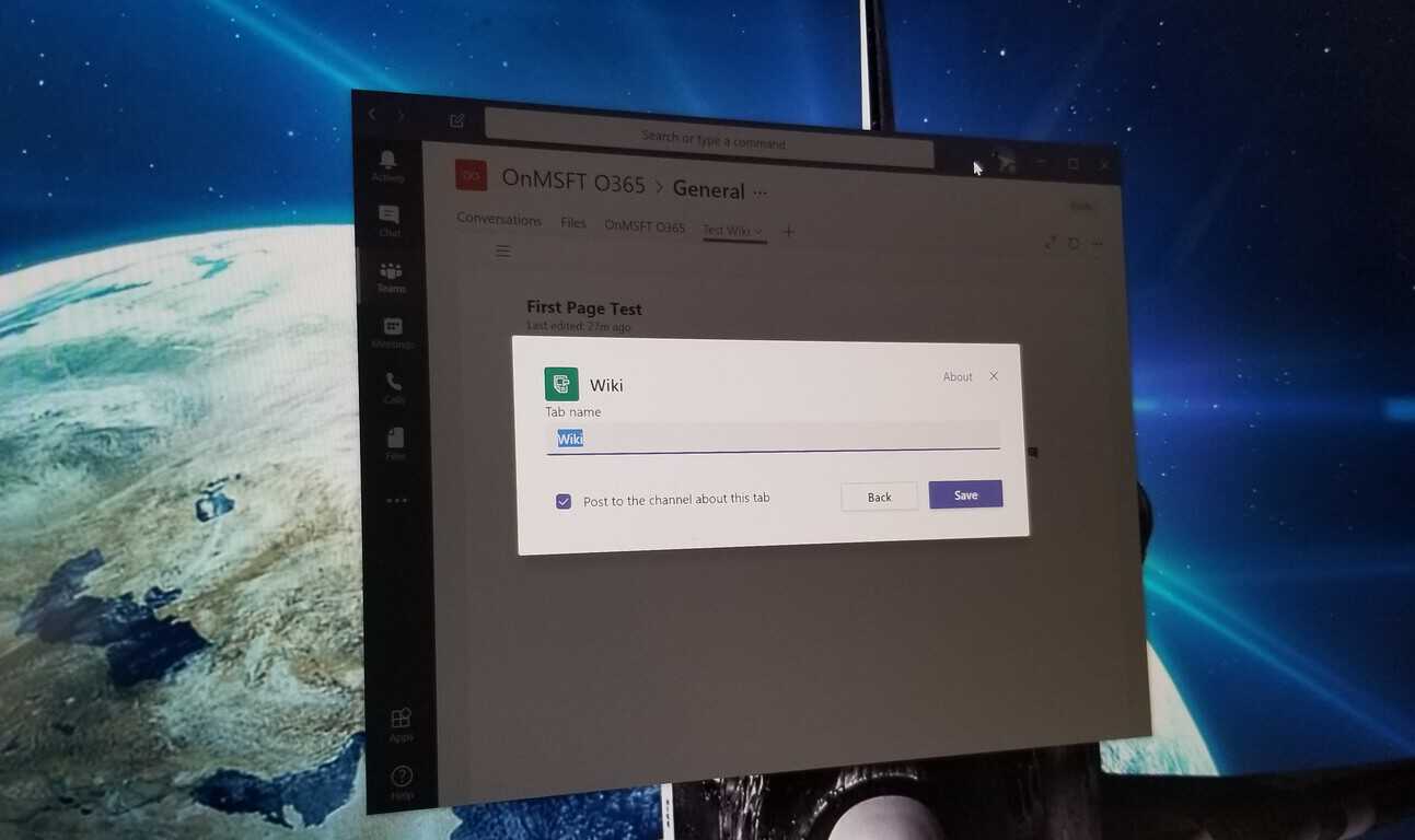 How To Communicate Effectively With The Wiki Tab In Microsoft Teams Onmsft Com