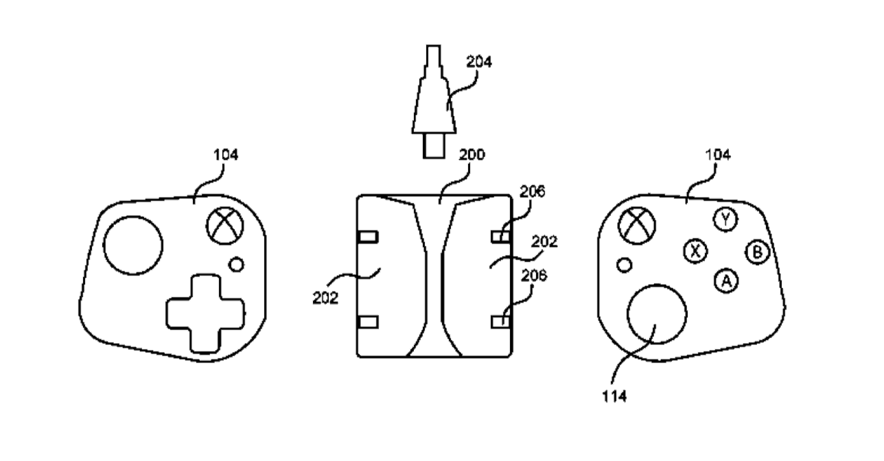 This patented mobile controller from microsoft may bring console quality gaming to your phone - onmsft. Com - july 9, 2019