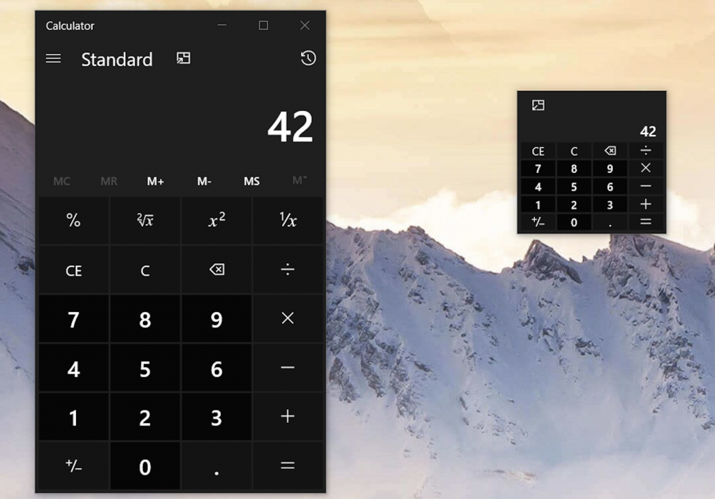 Windows 10 Calculator app will soon get new Always on top mode - OnMSFT.com - July 31, 2019