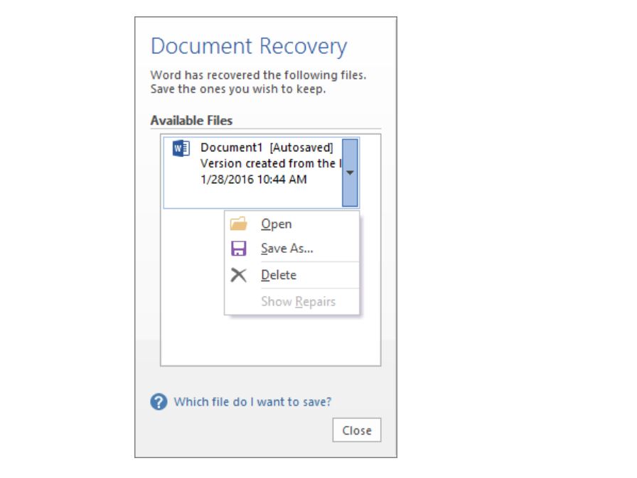 Lose an important file in Word? Here’s how to recover or restore it
