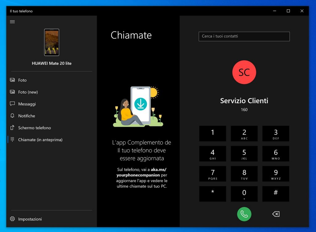 Windows 10 Your Phone app gets phone calls capability for some users