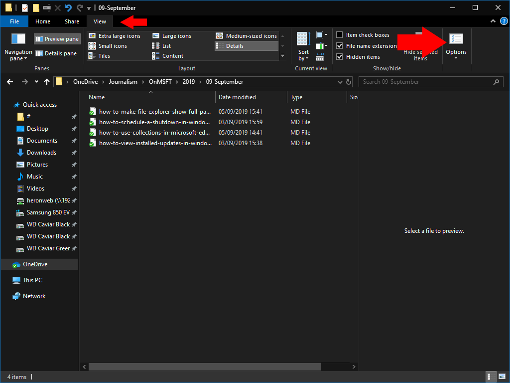 File Explorer in Windows 10 File Explorer in Windows 10