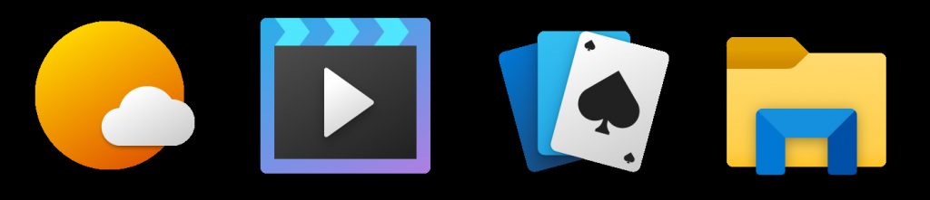 New Microsoft app icons