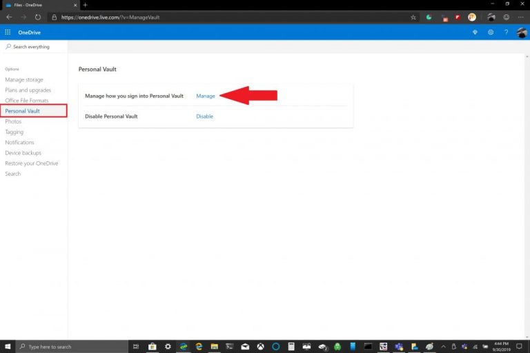 onedrive for business vault onedrive for business vault