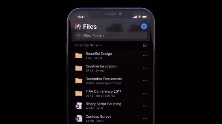 OneDrive for iOS gets dark mode support just in time for iOS 13