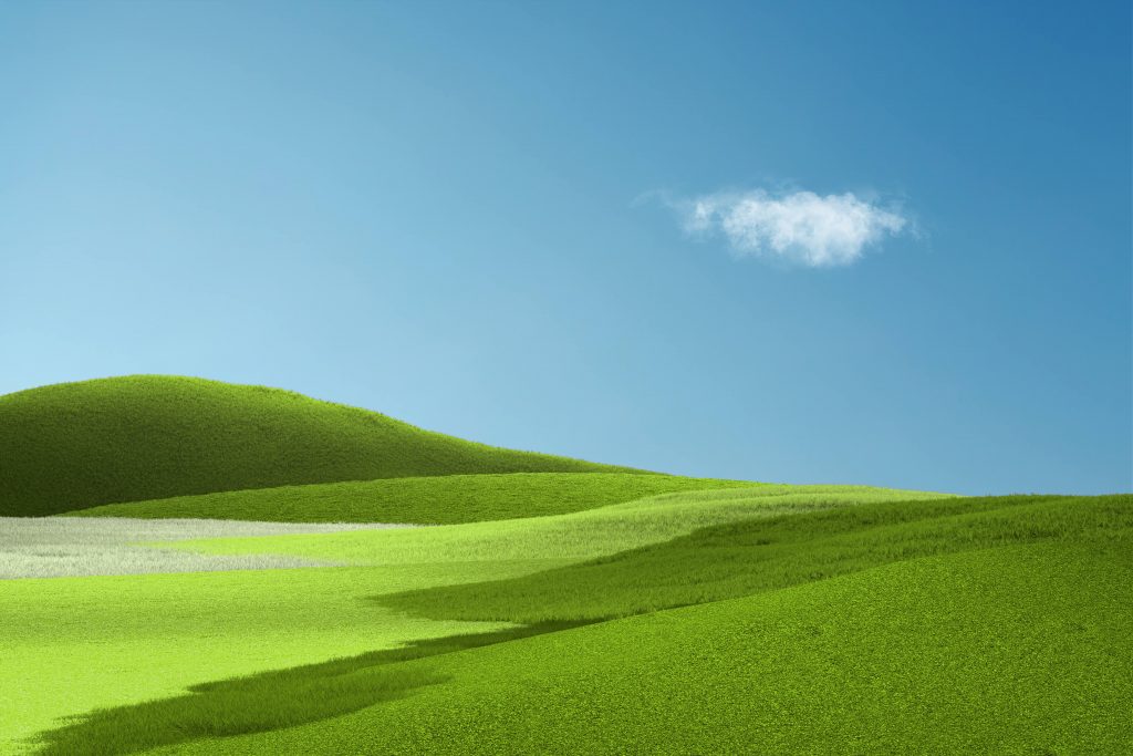 Here S What The Surface Pro X Wallpaper Blended With Windows Xp S Bliss Looks Like Onmsft Com