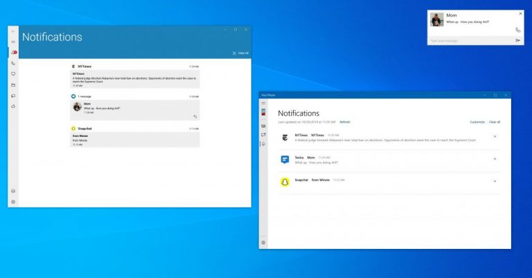 Notifications Compared