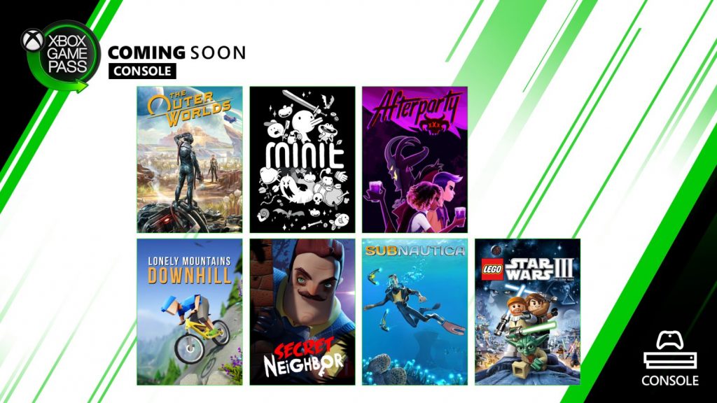 The Outer Worlds, Subnautica, and more are coming soon to Xbox Game Pass for Console - OnMSFT.com - October 22, 2019