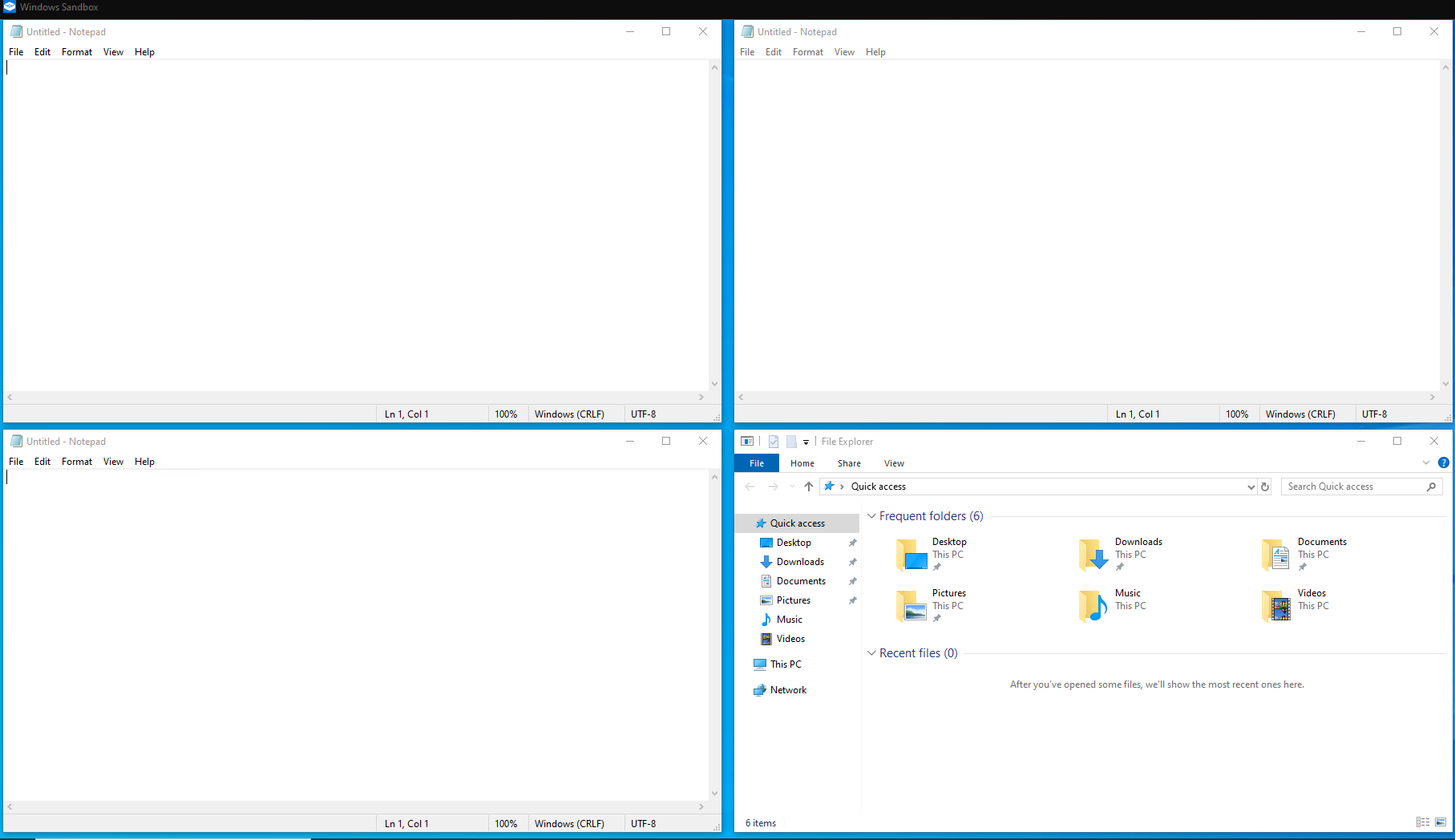 Stacking Windows in Windows 10