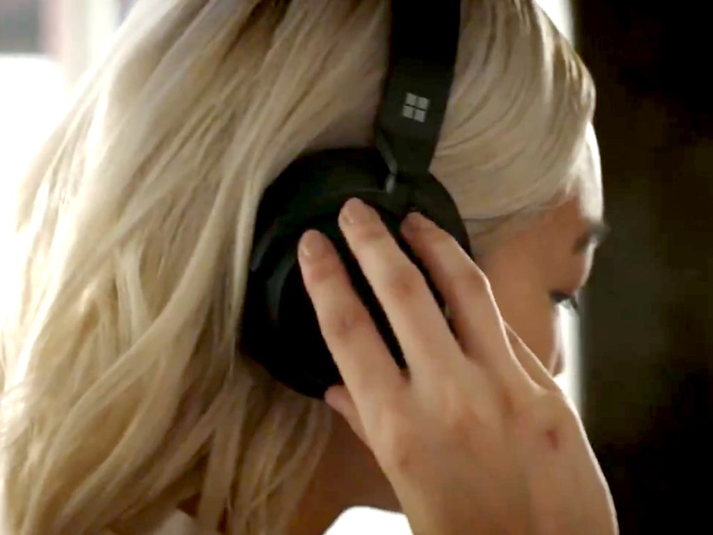 microsoft surface headphones black