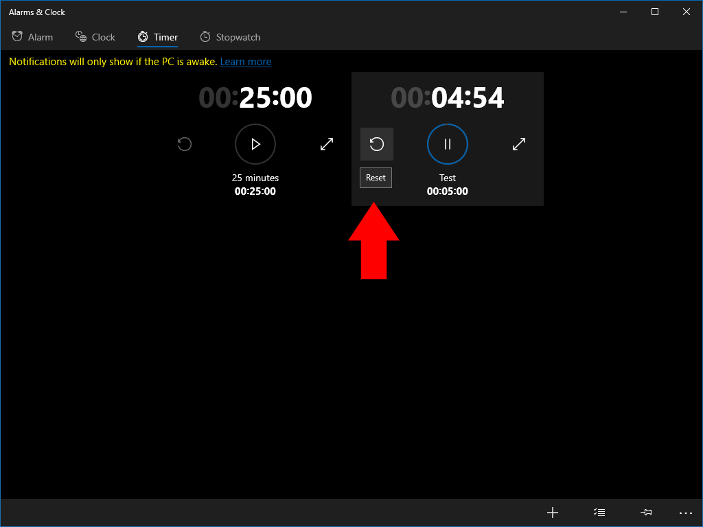 How To Set A Timer On A Windows 10 Pc Onmsft Com How To Set A Timer On A Windows 10 Pc Onmsft Com