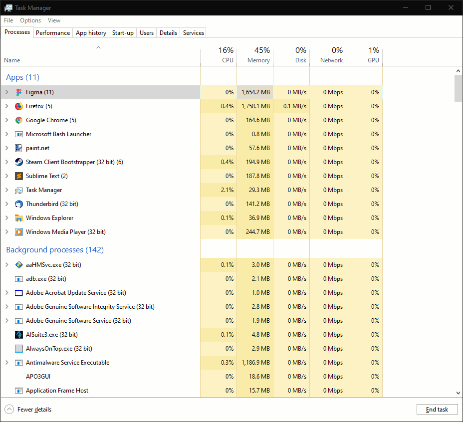 how to end tasks in task manager