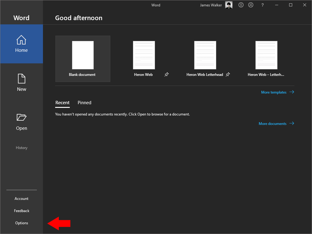 Proofing settings in Office