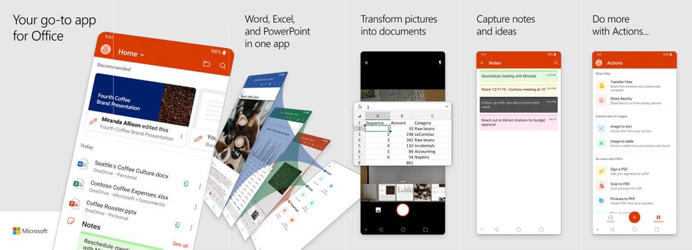 Ignite 2019: New "Office mobile app" for iOS and Android, includes Word, Excel, PowerPoint and common tasks - OnMSFT.com - November 4, 2019