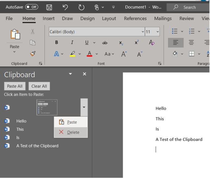 Here's how to use the Office Clipboard to make copying and pasting easy and powerful in Office 365 - OnMSFT.com - November 27, 2019
