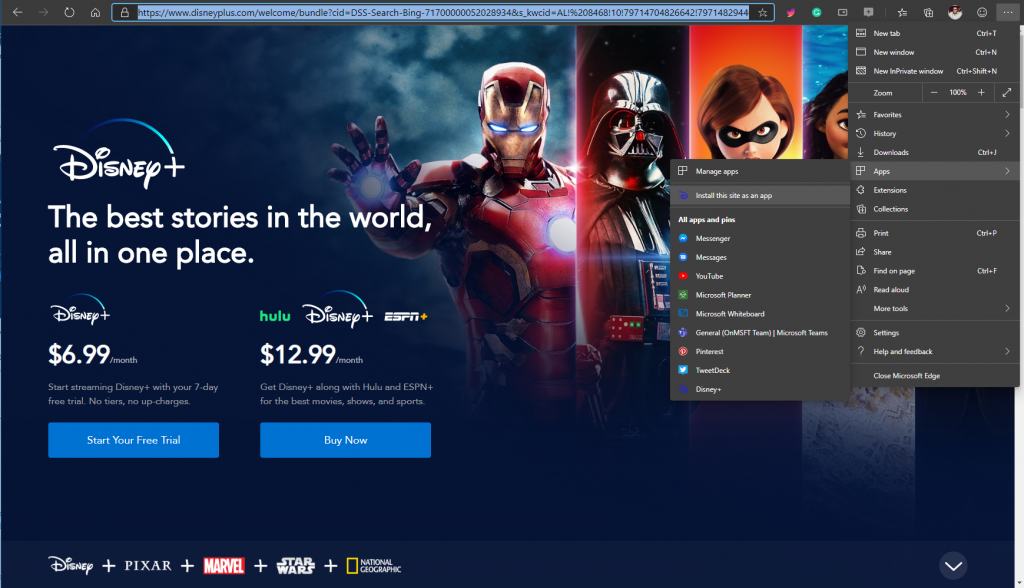 download disney+ app windows
