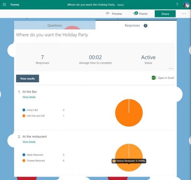 Hands-on with Microsoft Forms, the Microsoft answer to Survey Monkey and Google Forms - OnMSFT.com - December 24, 2019