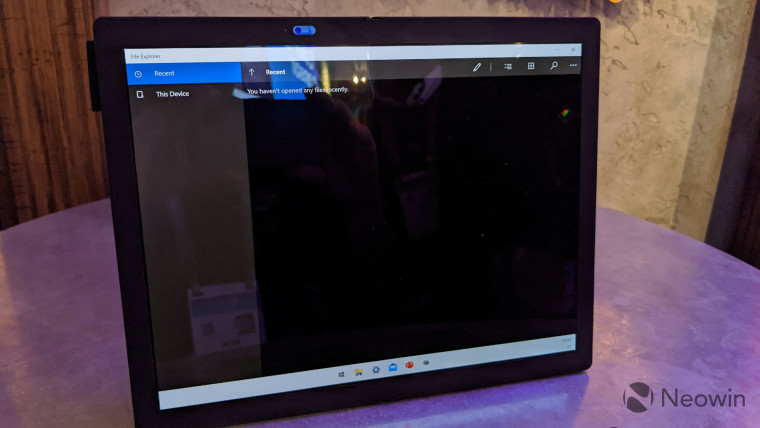CES 2020: Lenovo shows off Thinkpad X1 with Windows 10X installed and running - OnMSFT.com - January 9, 2020