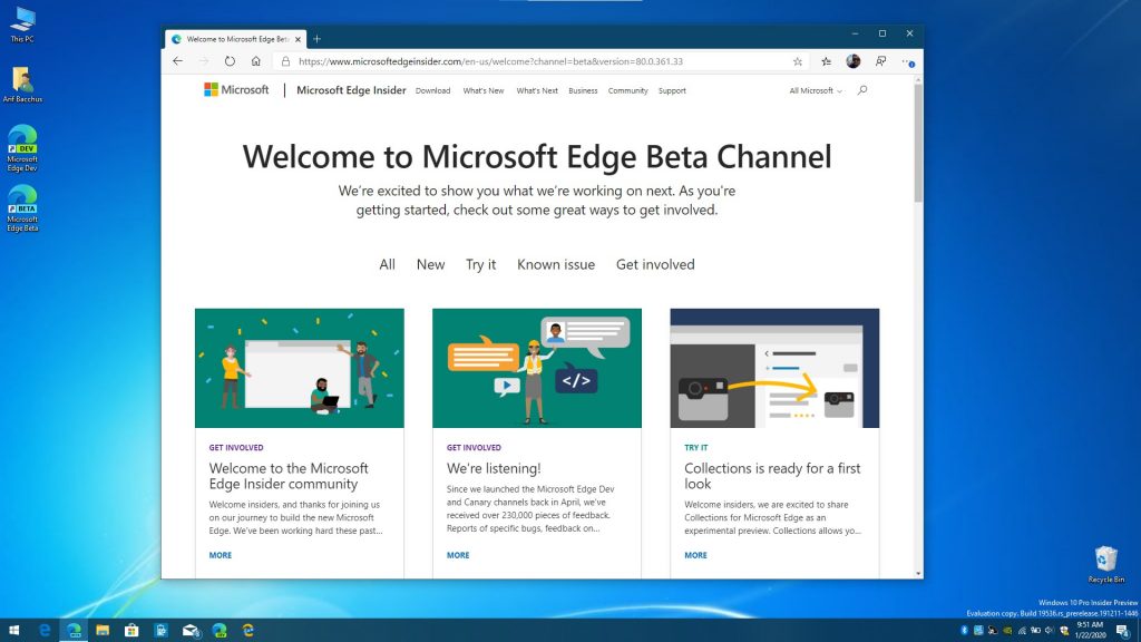 microsoft edge old version download for windows 10