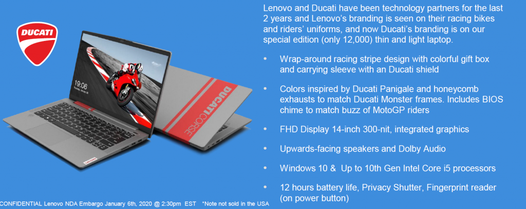 Lenovo Ducatia