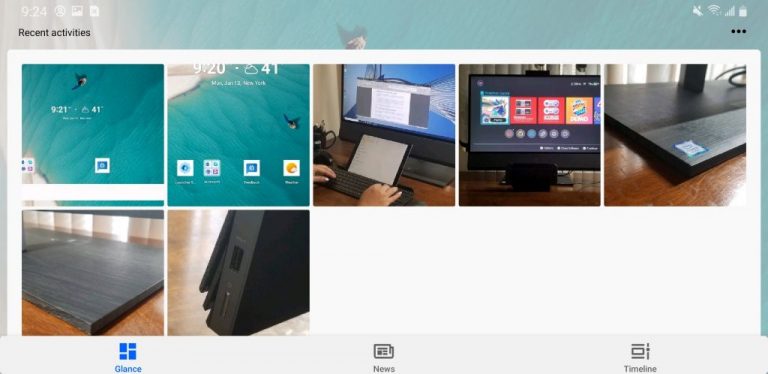 Microsoft Launcher Preview Portrait Mode 2