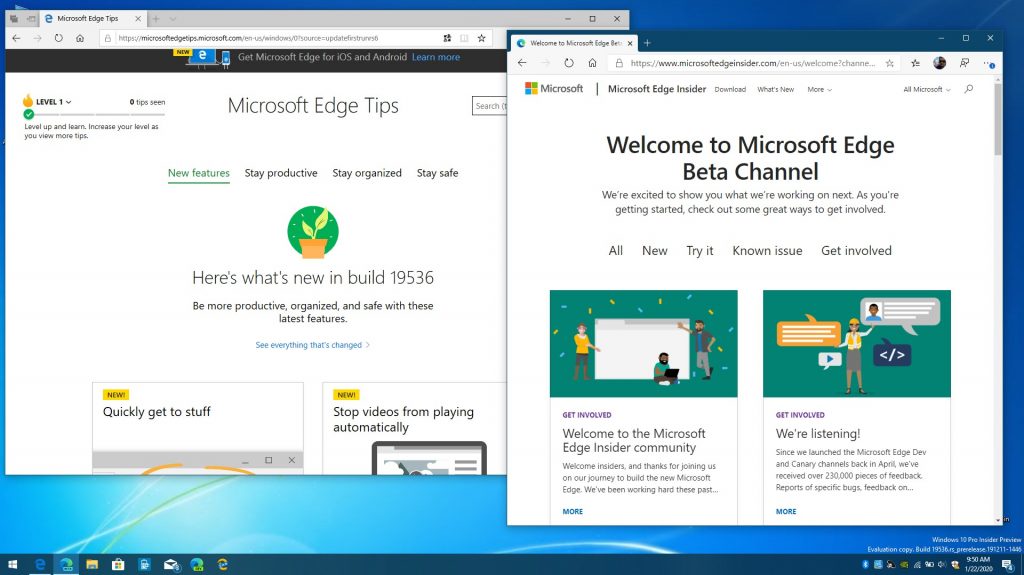 How to run the old Edge alongside the new Microsoft Edge - OnMSFT.com - January 22, 2020