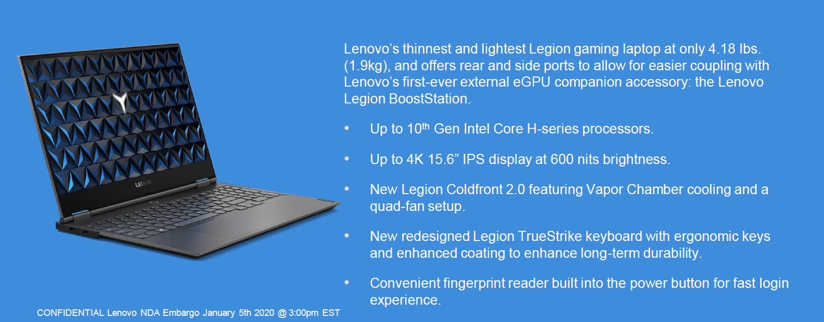 CES 2020: Lenovo Goes eGFX with Legion BoostStation Box