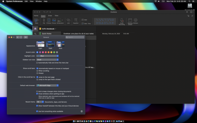 How to turn on Dark Mode in OneNote on Mac, Windows, iOS, and Android - OnMSFT.com - February 24, 2020