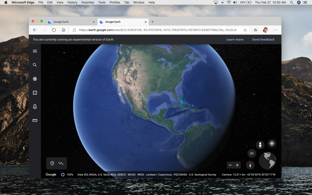 Google Earth now available for Edge, Firefox, Opera, thanks to WebAssembly - OnMSFT.com - February 27, 2020