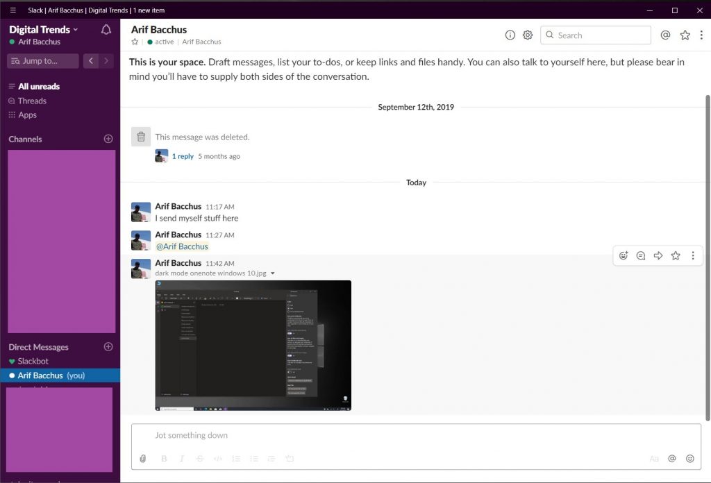 Windows 10's Slack app updates with improved file browsing and bug fixes - OnMSFT.com - October 8, 2020