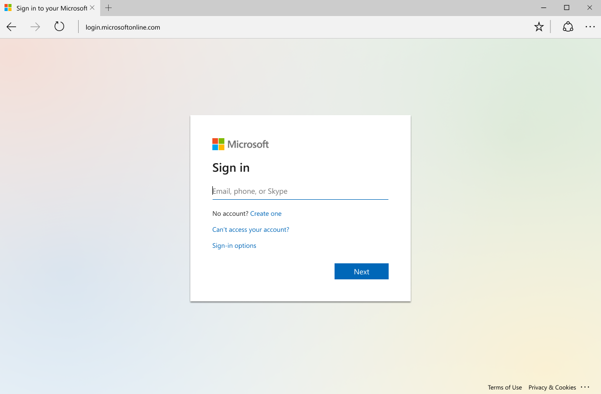 azure ad sign in azure ad sign in
