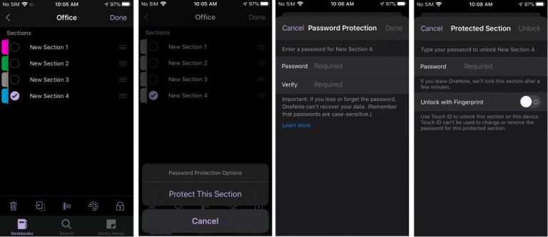 How to password protect notebook sections in OneNote on Windows, iOS, Android, and MacOS - OnMSFT.com - February 11, 2020