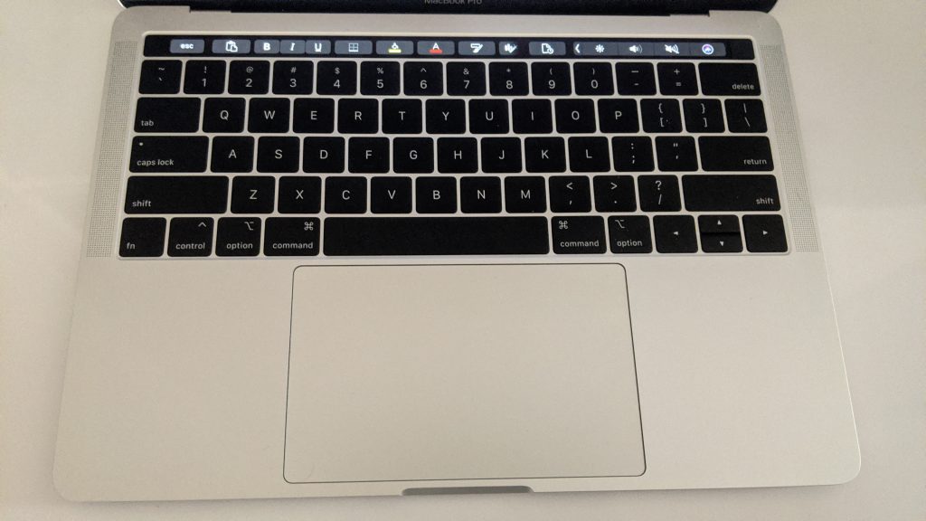 Excel Touch Bar 1