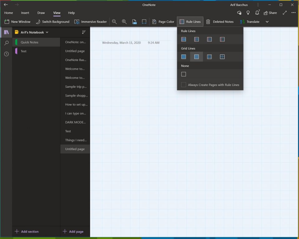 how to make a graph on microsoft onenote 2016