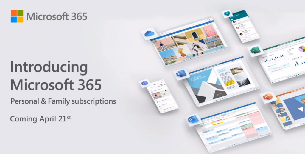 Microsoft 365 personal and family subscriptions are now available - onmsft. Com - april 21, 2020
